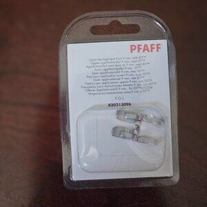 PFAFF OPEN TOE APPLIQUE FOOT WITH IDT SYSTEM SEWING MACHINE #820213096